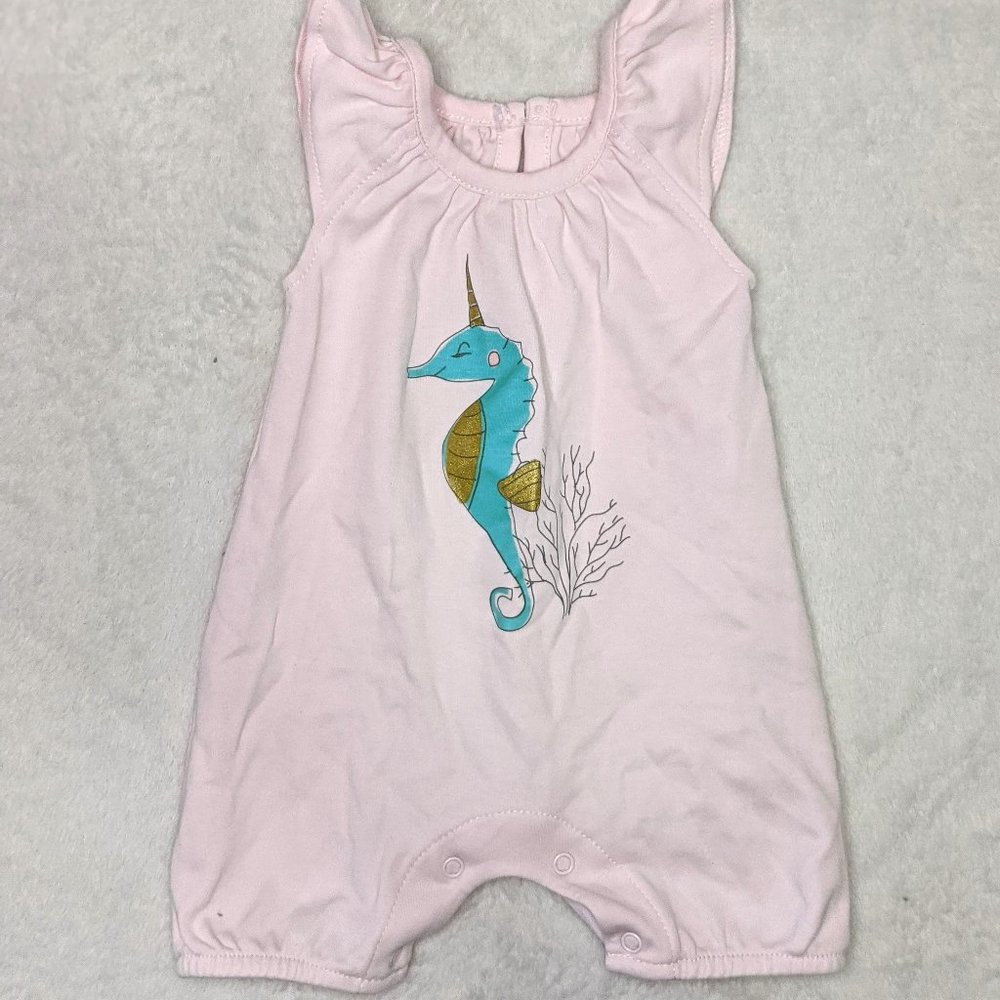 Baby Noomie Seahorse Bubble Romper